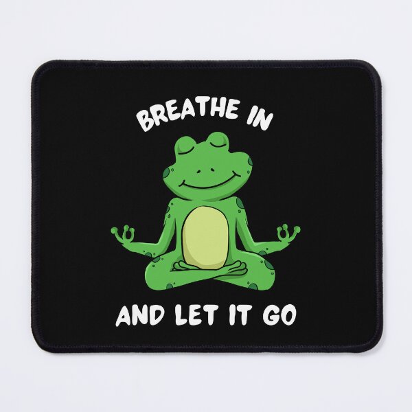 Item preview, Frog Yoga - Breathe In And Let It Go Design designed and sold by RektRepublic.