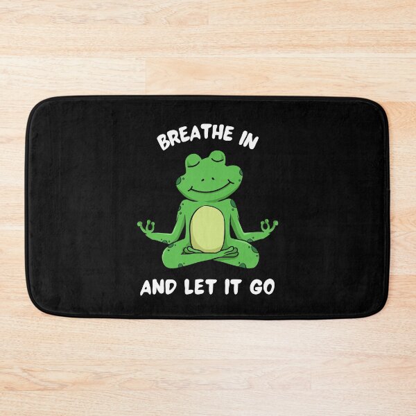Item preview, Frog Yoga - Breathe In And Let It Go Design designed and sold by RektRepublic.