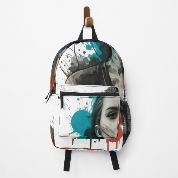 Item preview, Painted rebel woman watercolor splash no.2 designed and sold by QvDesigns.