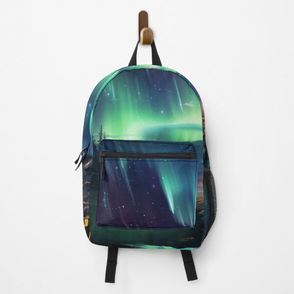 Item preview, Aurora Borealis Aurora Nothern Lights Winter Scene designed and sold by OliveAndSnow.