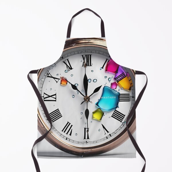 Item preview, Time in Transparency: Our Aquatic Crystal Clocks as Digital Masterpieces. designed and sold by Artedig.