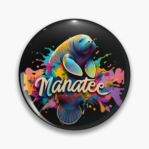 Item preview, Aquatic Harmony - Watercolor Manatee design designed and sold by SandbarTees.
