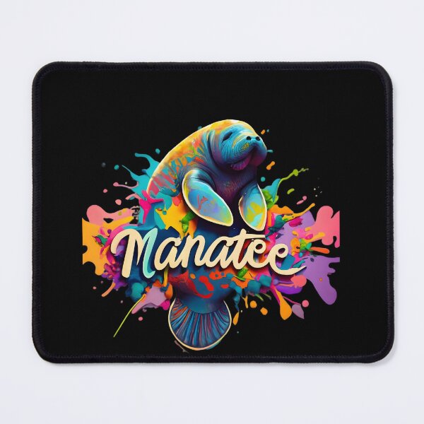 Item preview, Aquatic Harmony - Watercolor Manatee design designed and sold by SandbarTees.