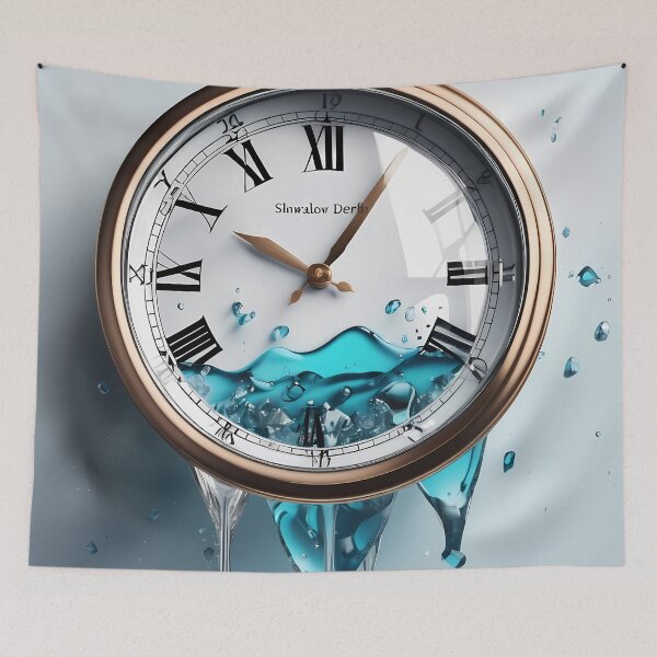 Item preview, Digital Waters: The New Dimension of Time in Our Innovative Crystal Clocks. designed and sold by Artedig.