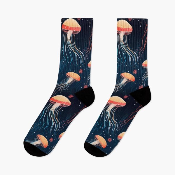 Item preview, Orange jellyfish  designed and sold by DiveIntoDesigns.