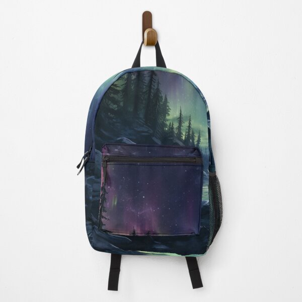 Item preview, Aurora Borealis Aurora Nothern Lights Winter Scene designed and sold by OliveAndSnow.