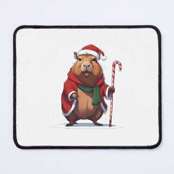 Item preview, Capybara dressed as a festive Santa designed and sold by ExtraSilver.