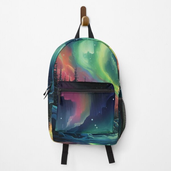 Item preview, Aurora Borealis Aurora Nothern Lights Winter Scene designed and sold by OliveAndSnow.