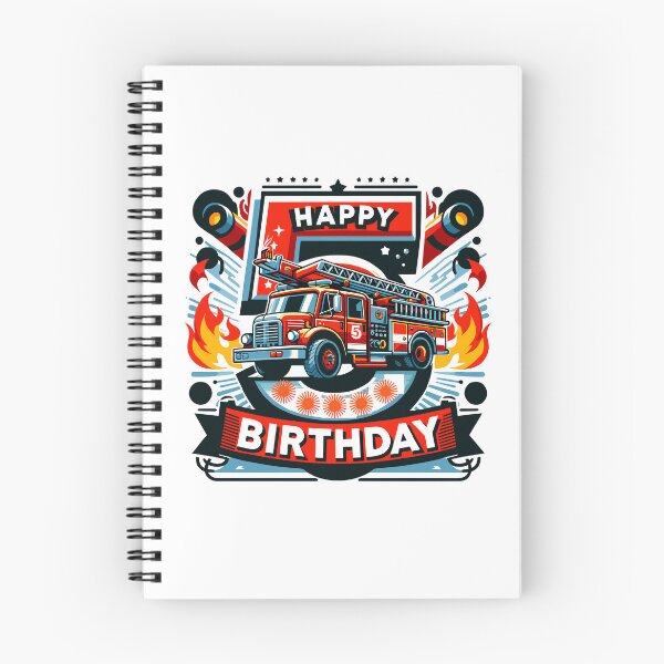 Item preview, Firefighter's Bravery 5th Birthday Bash designed and sold by Jurady.