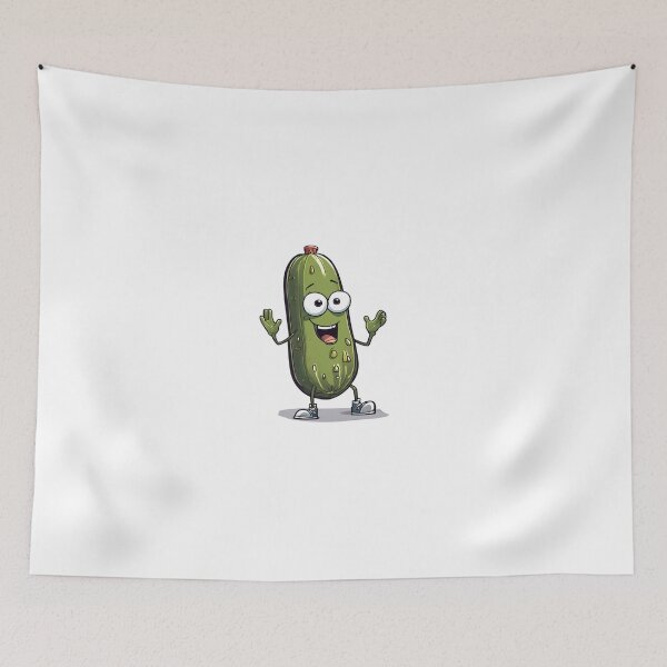 Item preview, Little pickle cartoon fun funny designed and sold by ExtraSilver.