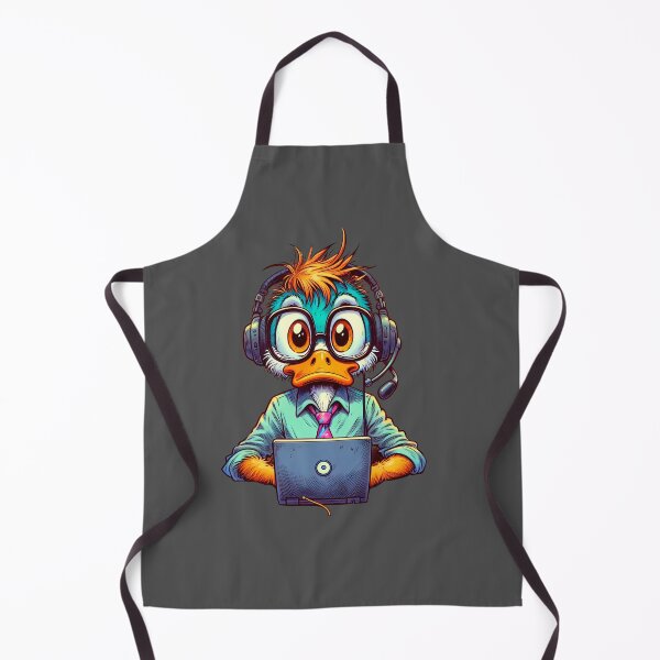 Item preview, Techie Duck – The IT Support Whiz designed and sold by slothsandducks.
