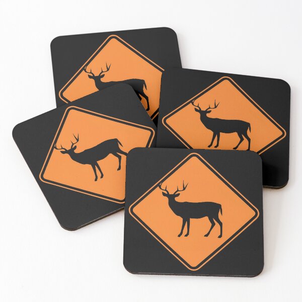 Item preview, Deer Warning Road Sign designed and sold by FlexYourMind.