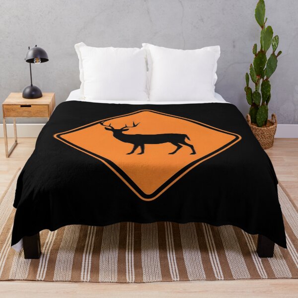 Item preview, Deer Warning Road Sign designed and sold by FlexYourMind.