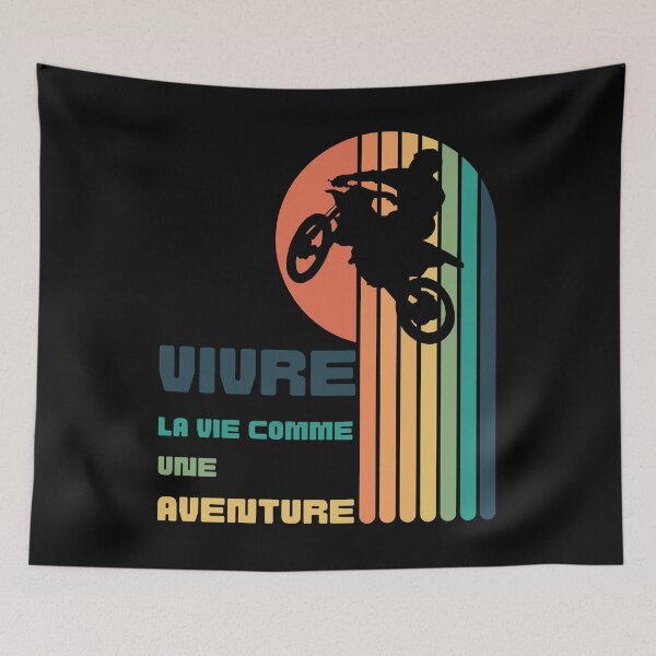 Item preview, Living Life As An Adventure - Moto Cross Adventure Sport designed and sold by Grafixfun.
