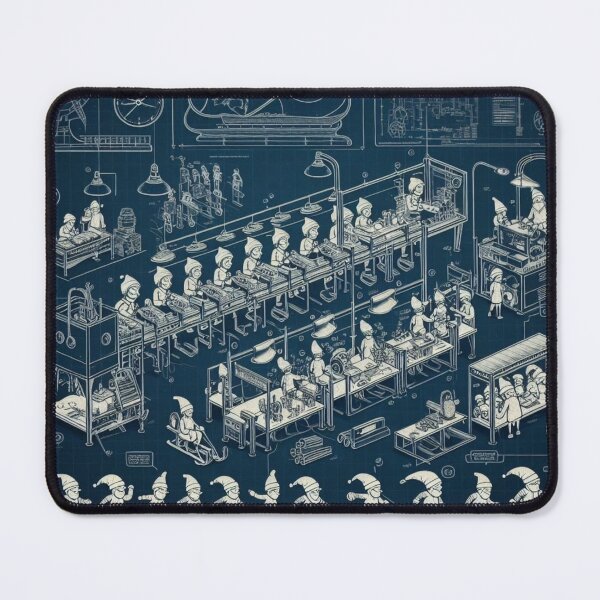 Item preview, Santa's Schematics: Workshop Wonders designed and sold by HeadTurningArt.