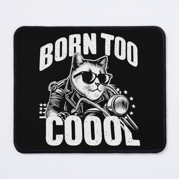 Item preview, cool cat on a bike designed and sold by funnycatartist.