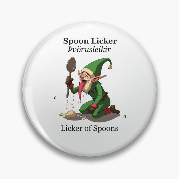 Item preview, The Yule Lads: Spoon Licker (Þvörusleikir) designed and sold by BaldMonkDesigns.