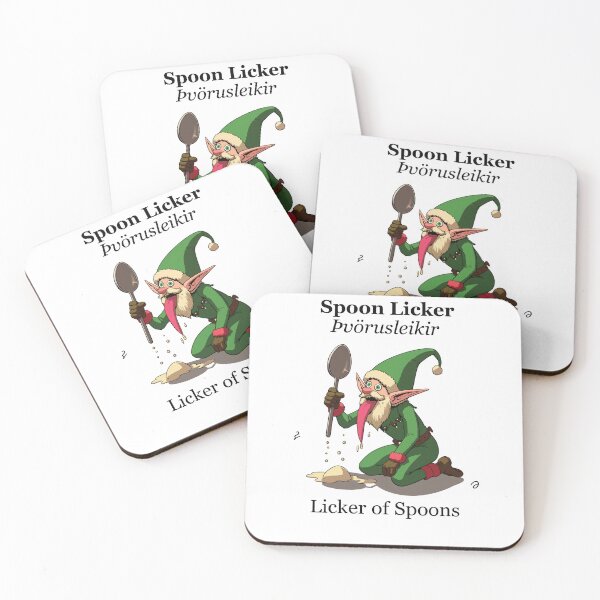 Item preview, The Yule Lads: Spoon Licker (Þvörusleikir) designed and sold by BaldMonkDesigns.