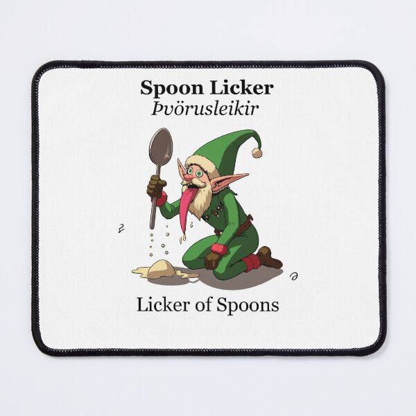 Item preview, The Yule Lads: Spoon Licker (Þvörusleikir) designed and sold by BaldMonkDesigns.
