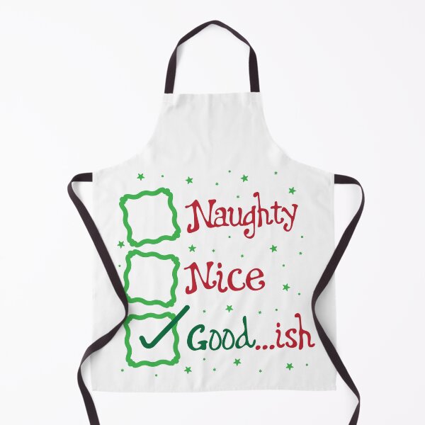 Item preview, Naughty Nice Goodish Funny Christmas List  designed and sold by Buzzworthy Threads.