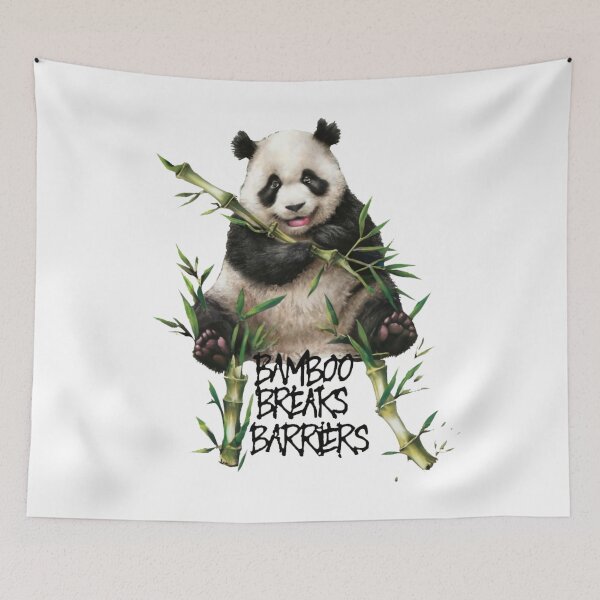 Item preview, Panda Stencil Graffiti designed and sold by Bomax121.