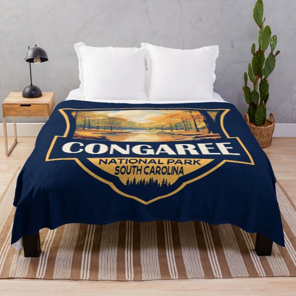 Item preview, Congaree National Park Illustration Retro Badge designed and sold by KrisSidDesigns.