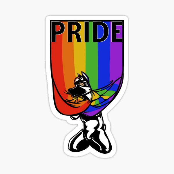 Aperçu de l'œuvre Fierté arc-en-ciel de chiot créée et vendue par Pawgyle.