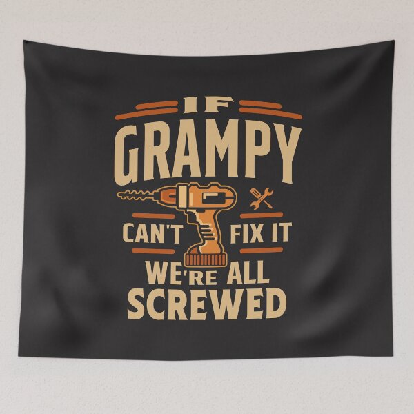 Item preview, If Grampy Cant Fix It Funny Handyman Grandpa designed and sold by cidolopez.