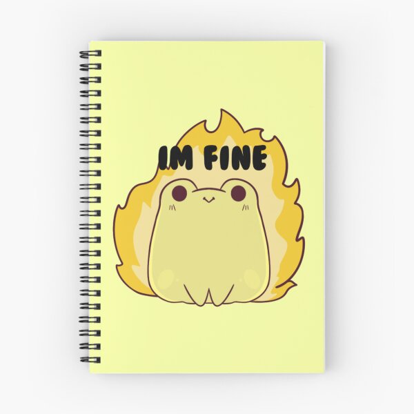 Item preview, Im fine frog sticker  designed and sold by Puuk.