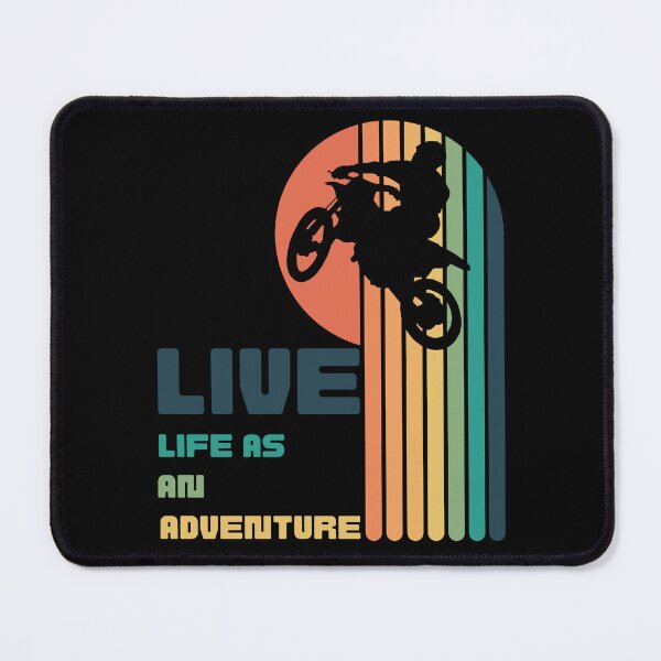 Item preview, Living Life As An Adventure - Moto Cross Adventure Sport designed and sold by Grafixfun.