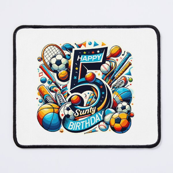 Item preview, Athletic Playtime 5th Birthday Bash designed and sold by Jurady.