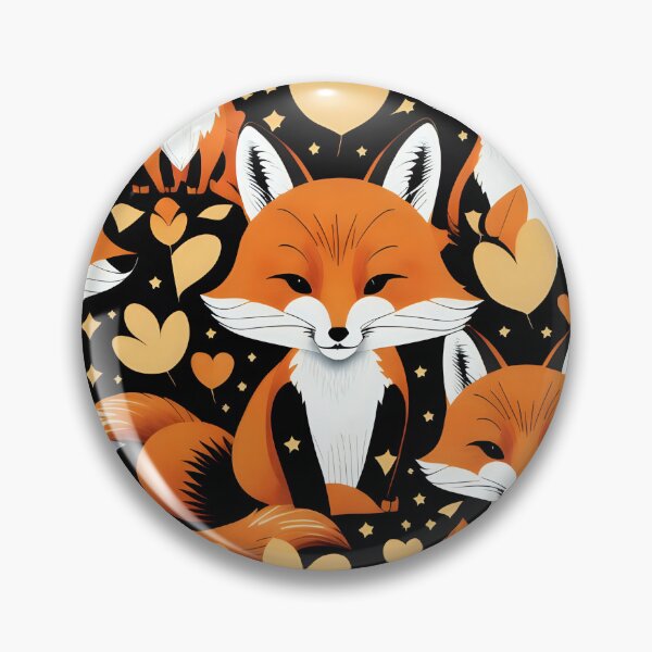 Item preview, Sneaky foxes designed and sold by HappyCuteness.