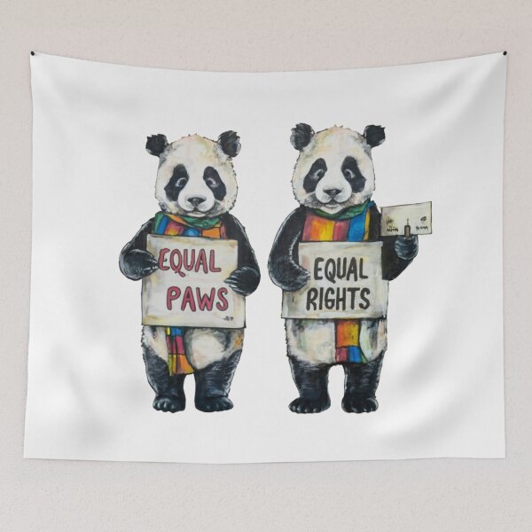 Item preview, Panda Stencil Graffiti designed and sold by Bomax121.