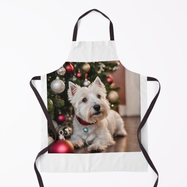 Item preview, Westie and the Christmas Tree designed and sold by ColourCove .