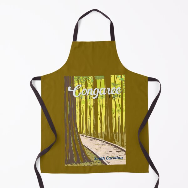 Item preview, Congaree National Park Illustration Travel Art Vintage designed and sold by KrisSidDesigns.