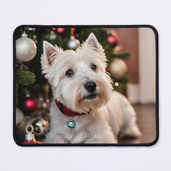 Item preview, Westie and the Christmas Tree designed and sold by ColourCove .