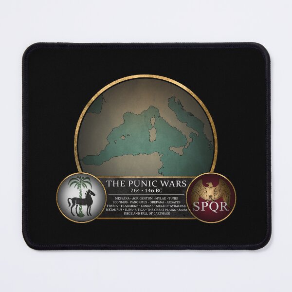 Item preview, The Punic Wars - Battles of the Three Punic Wars - Rome vs Carthage - Ancient History designed and sold by Agema Apparel.