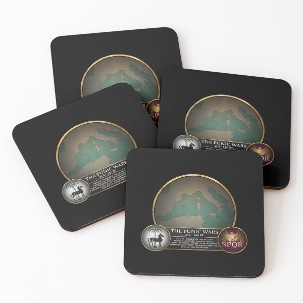 Item preview, The Punic Wars - Battles of the Three Punic Wars - Rome vs Carthage - Ancient History designed and sold by Agema Apparel.