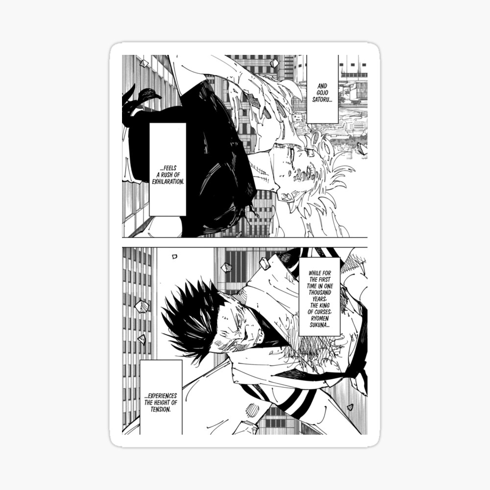 gojo vs sukuna manga