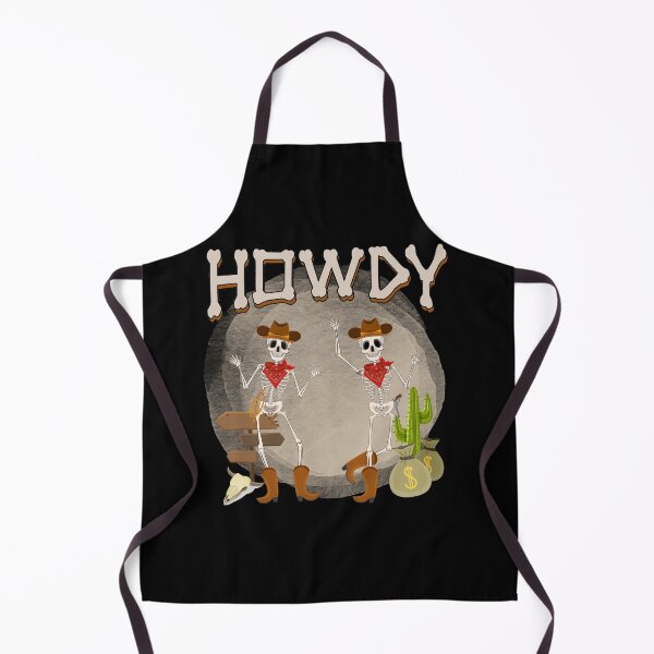 Item preview, Fun Skeleton Howdy Cowboys Country Style designed and sold by PugD.