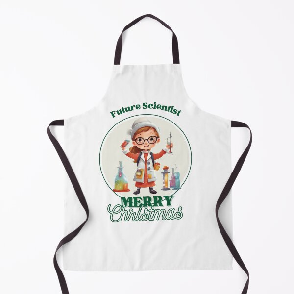 Item preview, scientist girl christmas - science at christmas - children's science designed and sold by Carola-art.