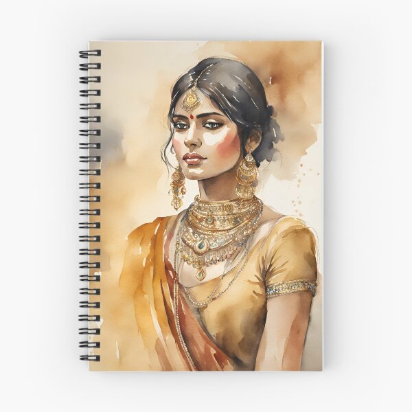 Aperçu de l'œuvre femme indienne créée et vendue par StyleSketch.