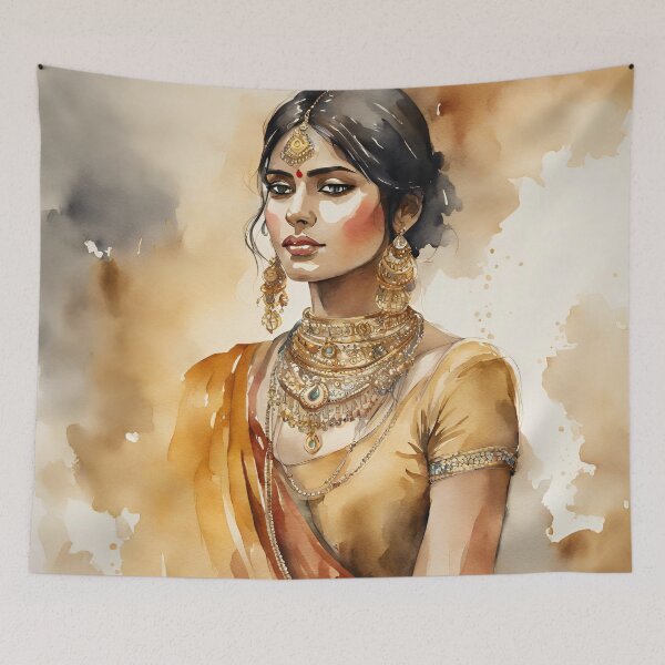 Item preview, Indian woman designed and sold by StyleSketch.