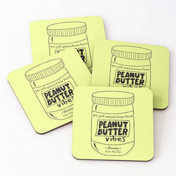 Item preview, Gooey by Glass Animals Zaba Lyric Art Peanut Butter Vibes designed and sold by AraWalcherArt.