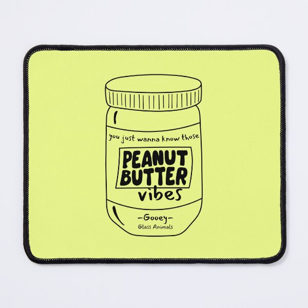 Item preview, Gooey by Glass Animals Zaba Lyric Art Peanut Butter Vibes designed and sold by AraWalcherArt.