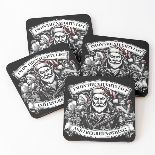 Item preview, I'm on the Naughty List, and I Regret Nothing: Christmas Rebel designed and sold by Suuriel.