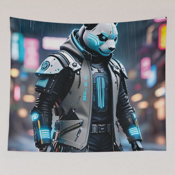 Item preview, Cyberpunk Panda 2 designed and sold by Decyo.