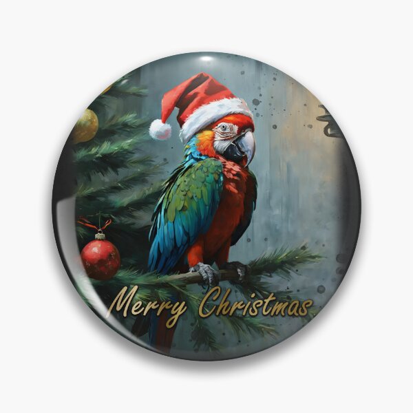 Item preview, MERRY CHRISTMAS, arra parrot, CrisMor-Art designed and sold by CrisMor-Art.