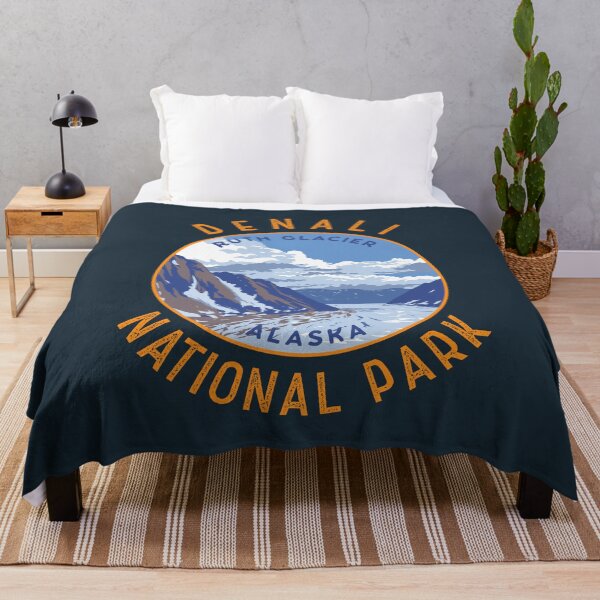 Item preview, Denali National Park Retro Distressed Circle designed and sold by KrisSidDesigns.