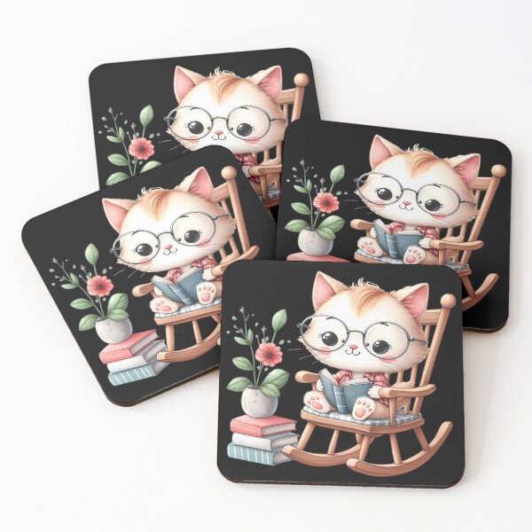 Item preview, Bookworm Cat,  Cat Reading a Book designed and sold by innovationTR.